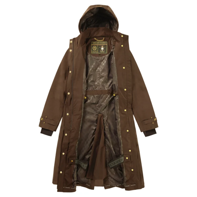 Holland Cooper Folgate Rain Coat - Chestnut-3