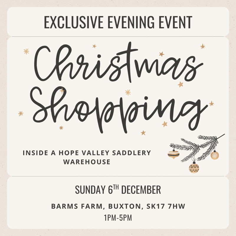 Exclusive Christmas Shopping Event Ticket - 6th December