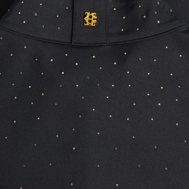 Holland Cooper Studland Crystal Long Sleeve Base Layer - Black-1