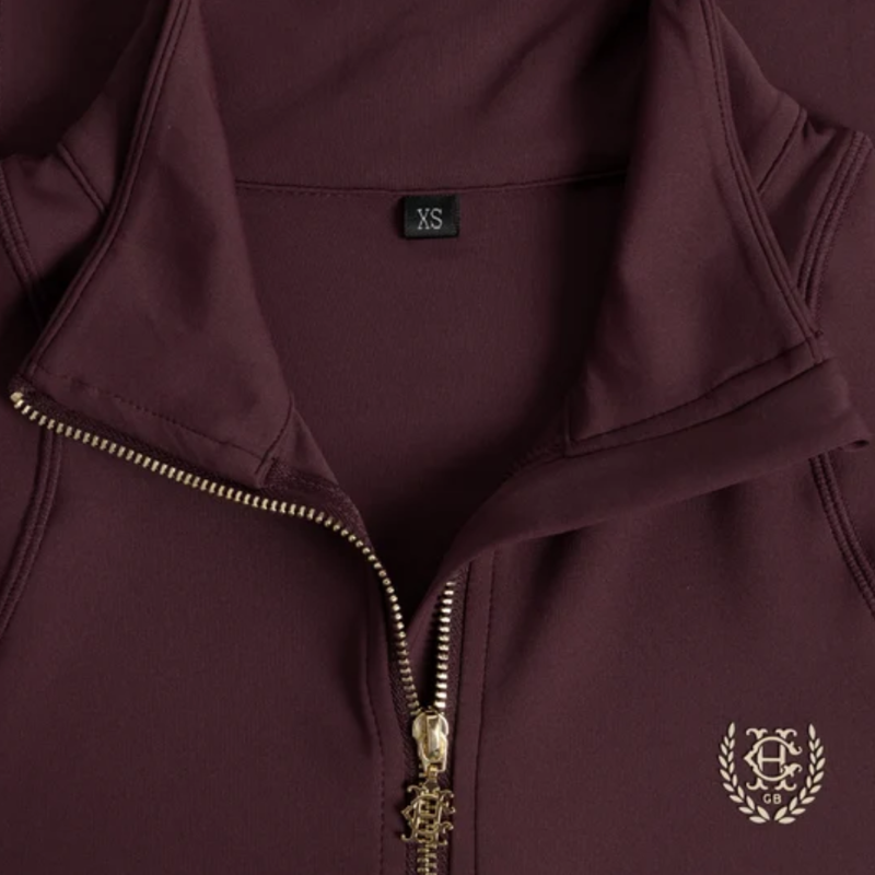 Holland Cooper Cranborne Long Sleeve Base Layer - Mulberry-2