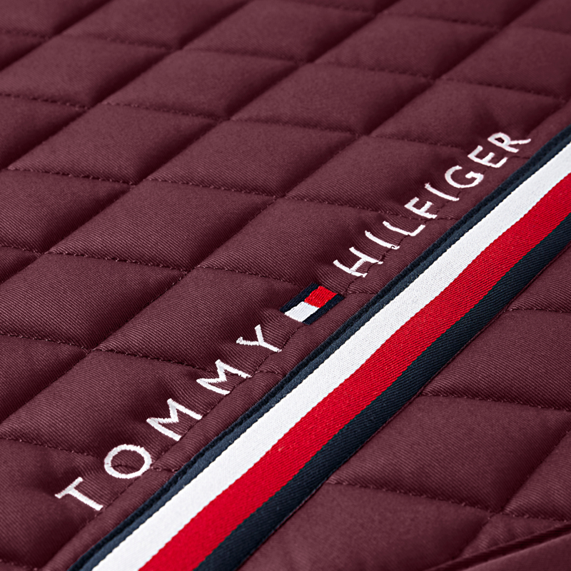 Tommy Hilfiger Stanford Jumping Saddlepad - Deep Burgundy-3