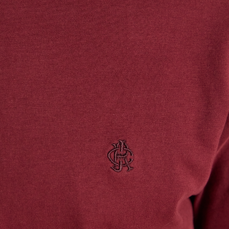 Joules Men's Lounge Top - Burgundy Red-5