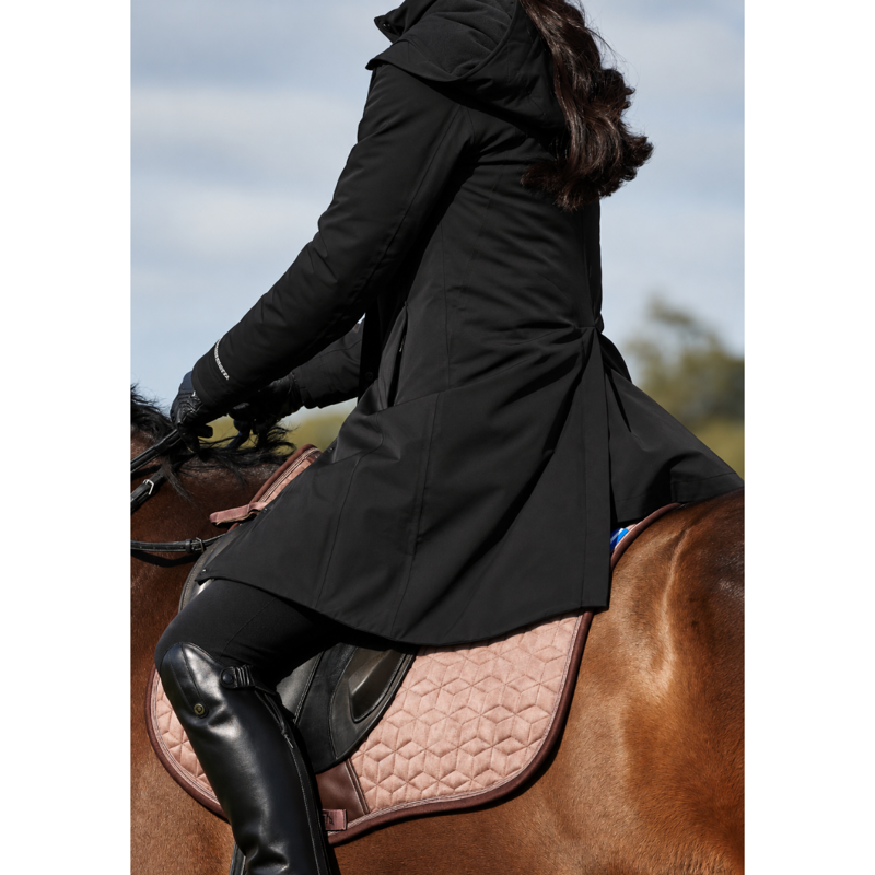 WeatherBeeta All Purpose Waterproof Insulated Longline Riding Jacket - Black-3