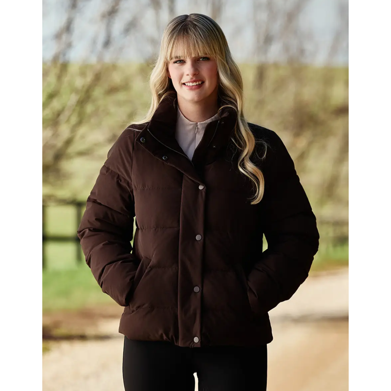 WeatherBeeta Insulated High Neck Jacket - Espresso-1