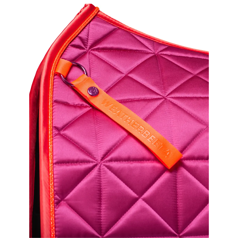 WeatherBeeta Satin Pro Air-Tec Dressage Saddlepad - Magenta-1