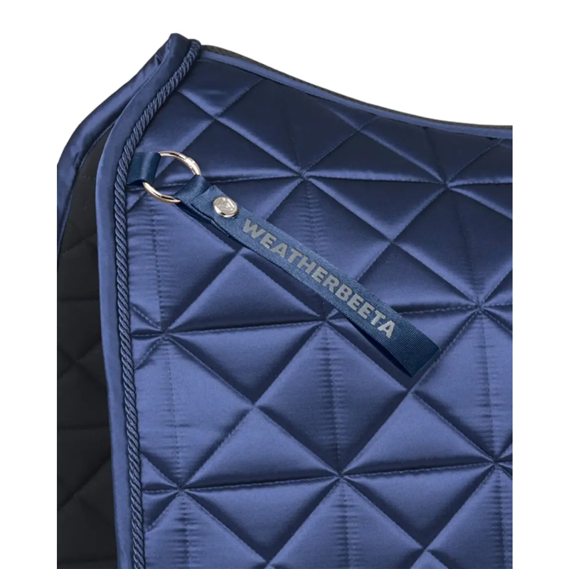 WeatherBeeta Satin Pro Air-Tec Dressage Saddlepad - Navy-1