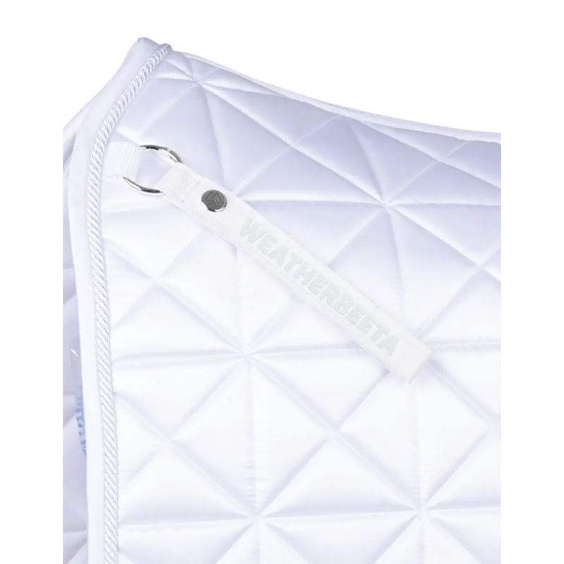 WeatherBeeta Satin Pro Air-Tec Dressage Saddlepad - White-1