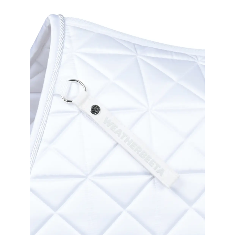 WeatherBeeta Satin Pro Air-Tec Euro Jump Saddlepad - White	-1