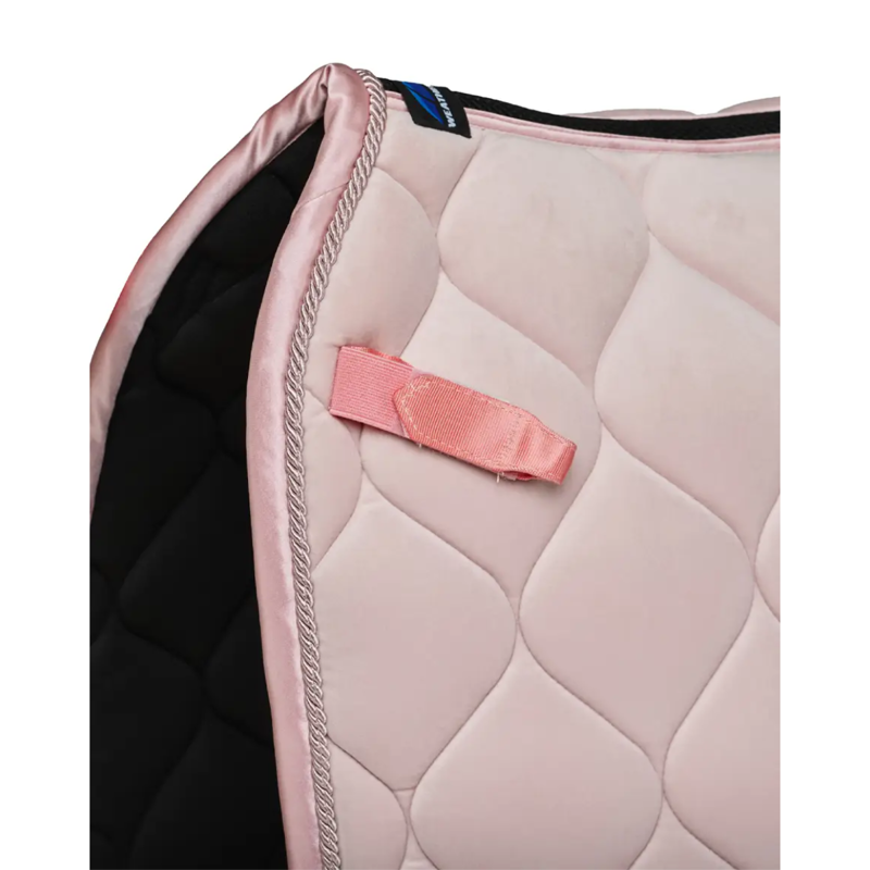 WeatherBeeta Velvet Dressage Saddlepad - Pink-1