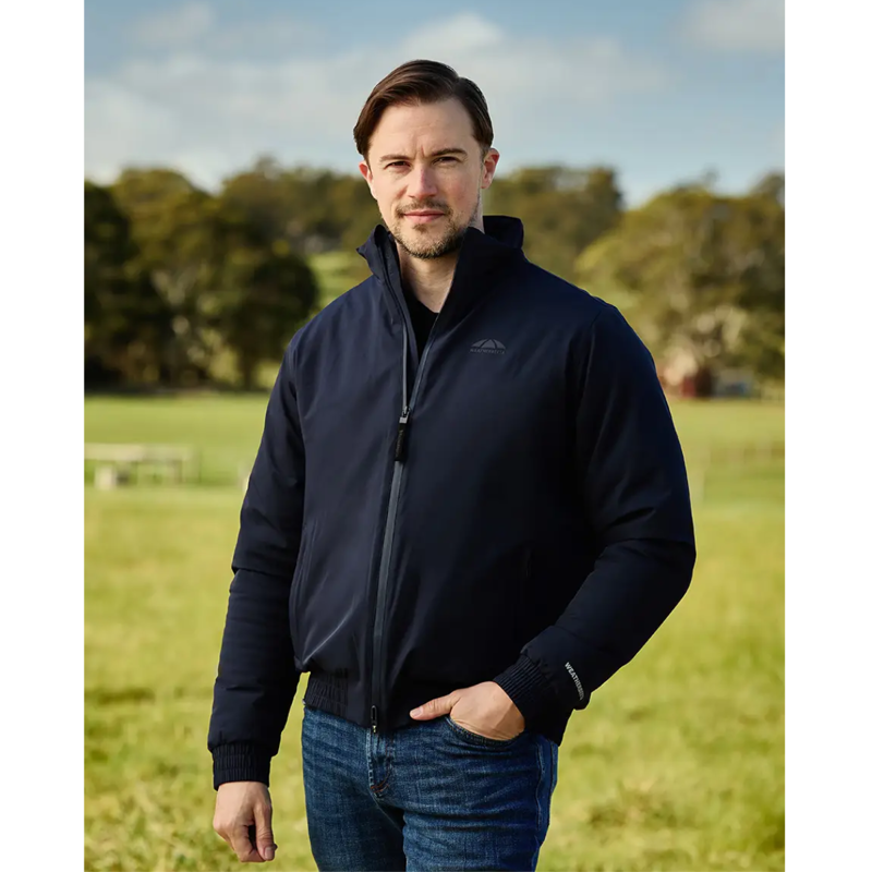 WeatherBeeta Men's Waterproof Insulated Team Jacket - Navy-2