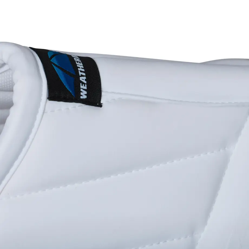 WeatherBeeta Softshell Pro Grip Dressage Saddlepad - White-2
