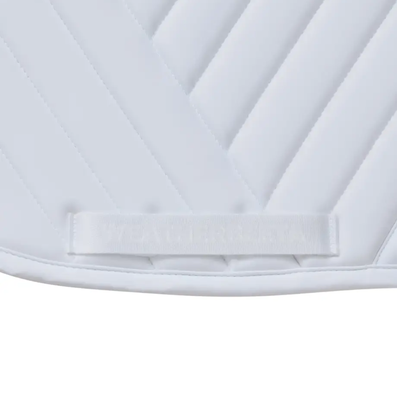 WeatherBeeta Softshell Pro Grip Euro Jump Saddlepad - White-2