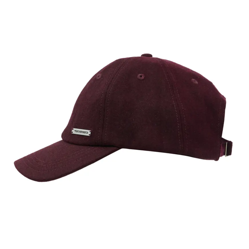 WeatherBeeta Performance Melton Wool Cap - Blackberry Marle-1
