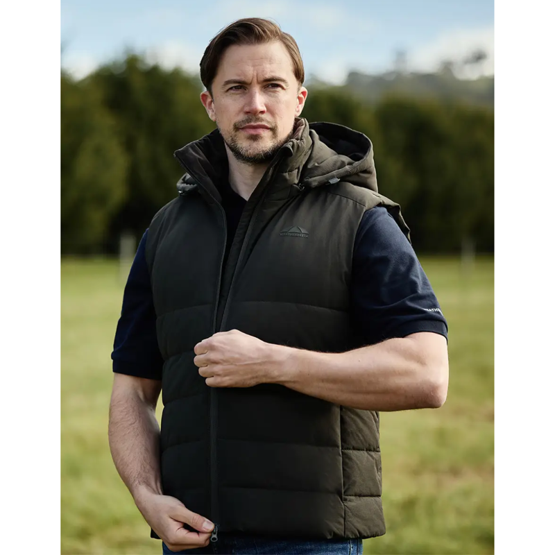 WeatherBeeta Men's Insulated Vest - Olive-2