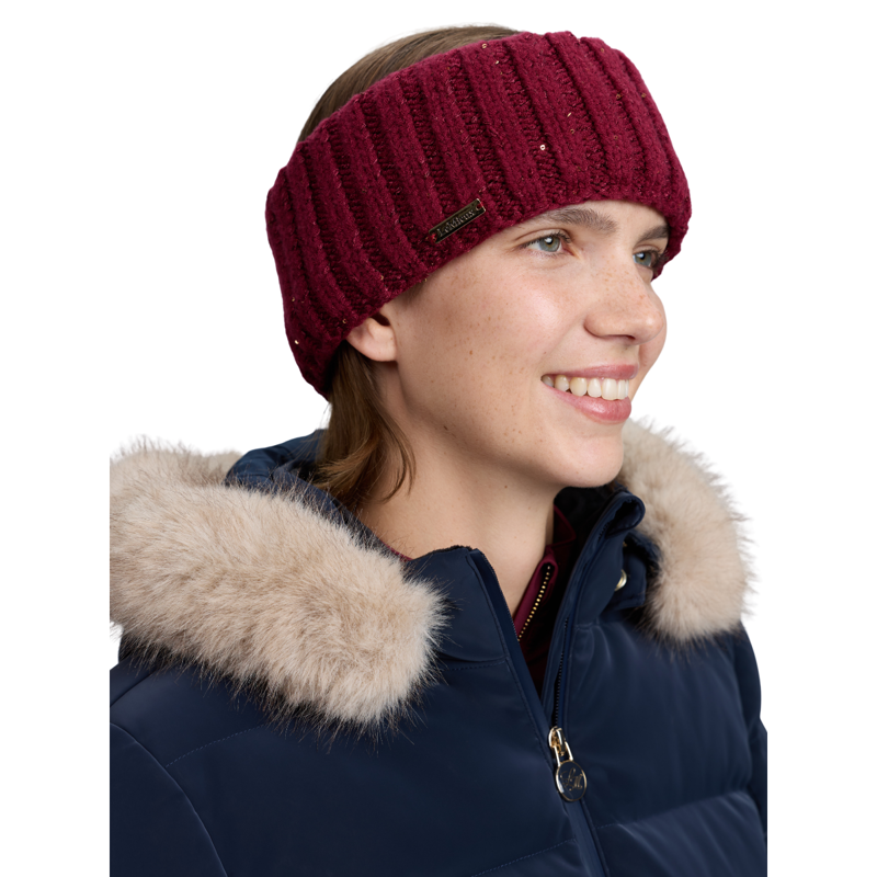 LeMieux Lustre Sequin Headband - Garnet-2
