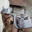 Kentucky Basic Velvet Dressage Saddlepad - Grey
