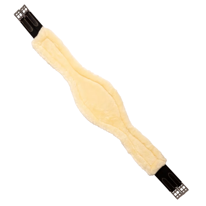 Kentucky Sheepskin Anatomic Girth - Black-1
