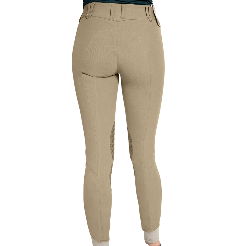 Tredstep Solo Grip Knee Patch Breeches - Tan-1