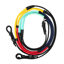 Dublin Rainbow Reins - Black/Multi