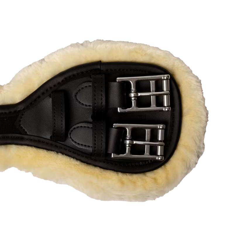 Kentucky Sheepskin Anatomic Short Girth - Black-1