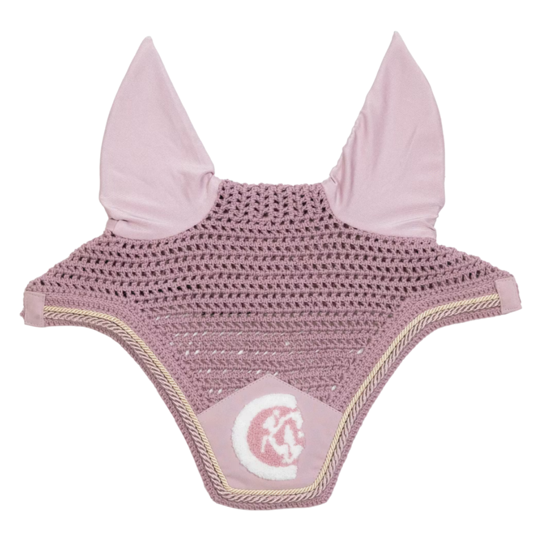 Kentucky Soundless 3D Logo Rope Wellington Fly Veil Full - Light Rose-2
