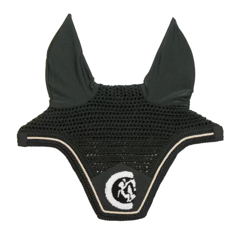 Kentucky Soundless 3D Logo Rope Wellington Fly Veil Full - Pine Green-1