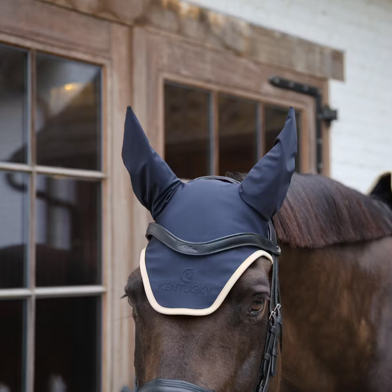 Kentucky Soundless Softshell Wellington Fly Veil Full - Navy/Beige-1