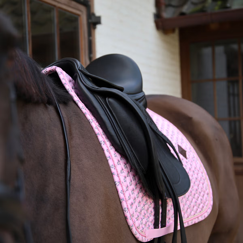 Kentucky Sammy Collection Dressage Saddlepad - Old Rose-1