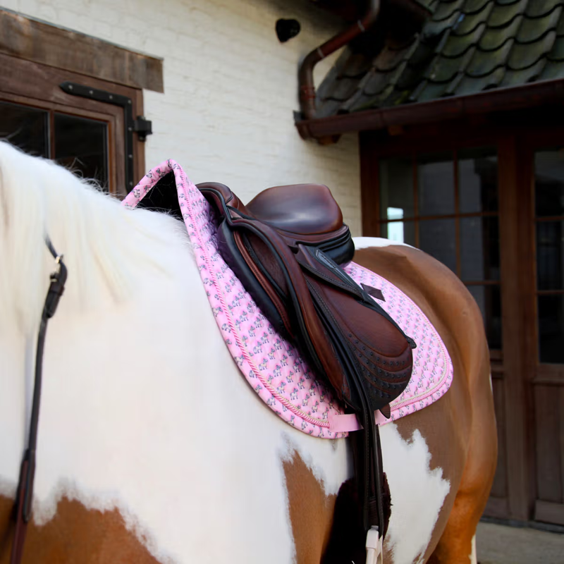Kentucky Sammy Collection Jumping Saddlepad - Old Rose-1