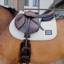 Kentucky Fishbone 2 Number Competition Show Jumping Saddlepad Full - White