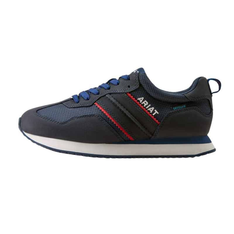 Ariat Women's Ranch Runner Waterproof Trainer  - Team Navy-1