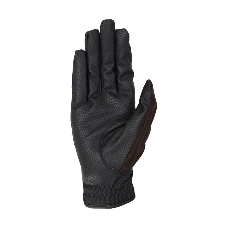 Hy Equestrian Burnham Pro Gloves - Brown-1
