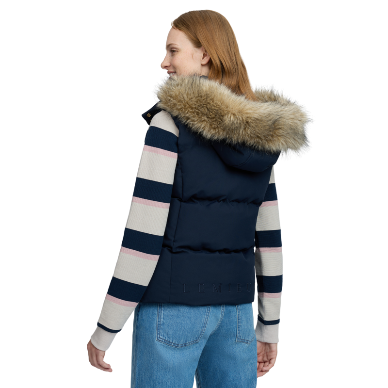 LeMieux Margot Hooded Gilet - Navy-1
