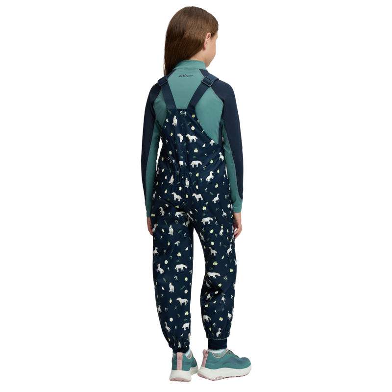 LeMieux Mini Pippin Splash Dungarees - Navy-2