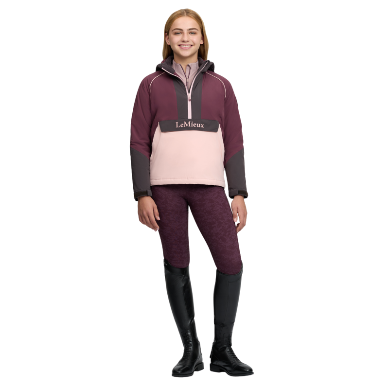LeMieux Young Rider Bailey Waterproof Anorak - Bramble-8