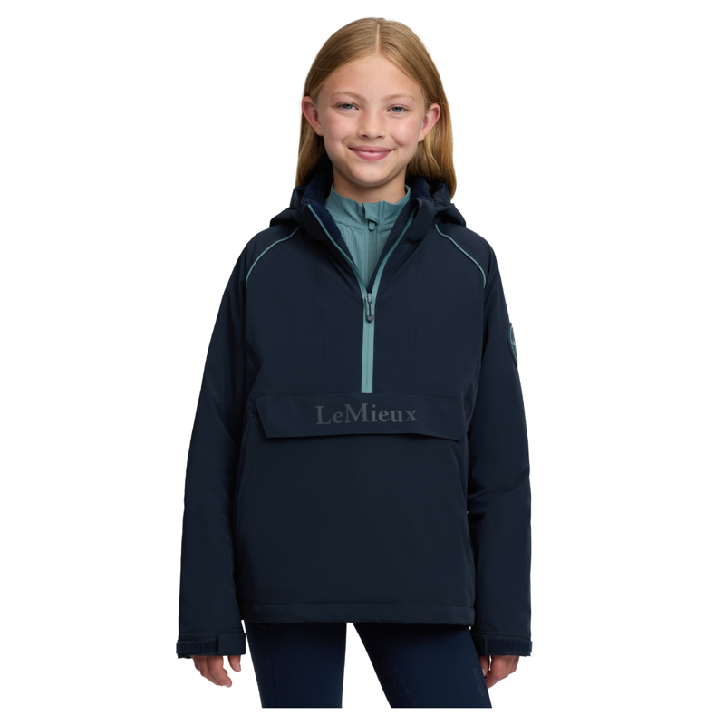 LeMieux Young Rider Bailey Waterproof Anorak - Navy-1