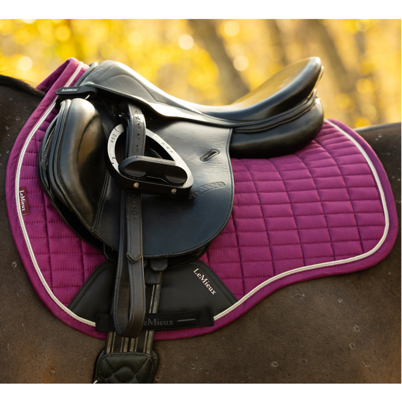 LeMieux Suede GP Square - Blackberry-1