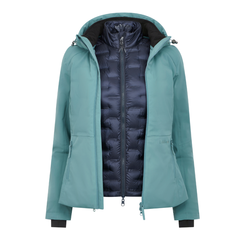 LeMieux Brooke 3 in 1 Waterproof Hybrid Jacket - Aloe-1