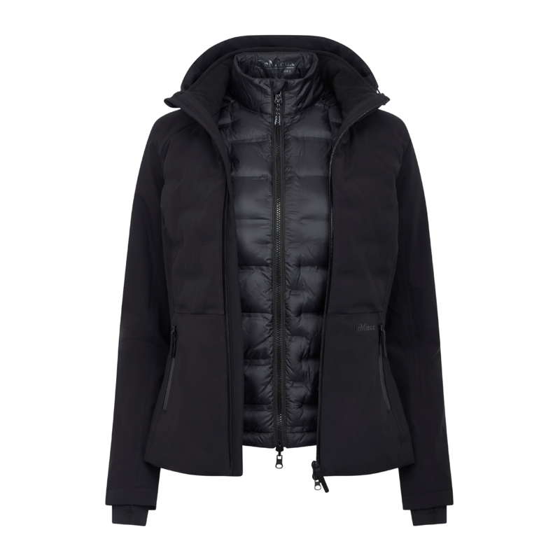 LeMieux Brooke 3 in 1 Waterproof Hybrid Jacket - Black-1