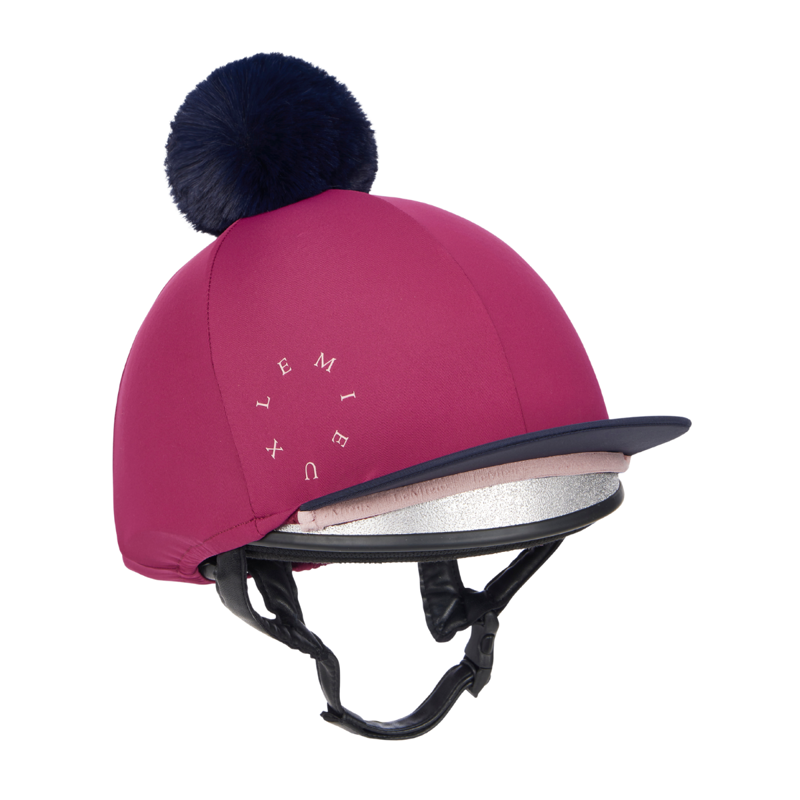 LeMieux Classique Pom Hat Silk - Blackberry