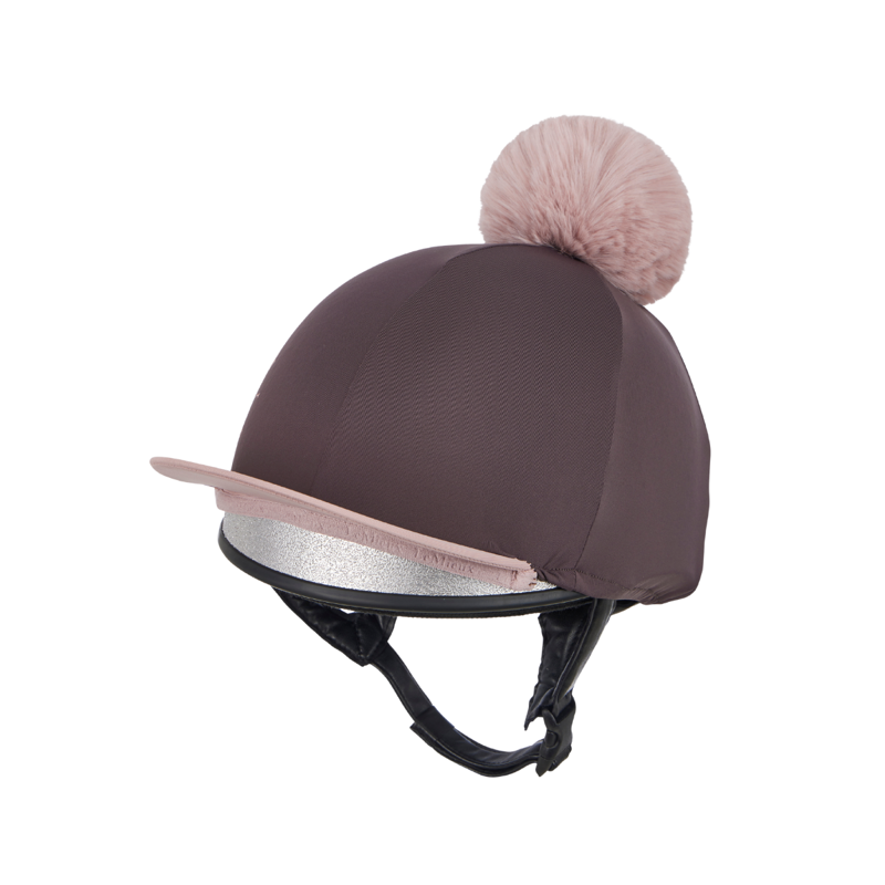 LeMieux Classique Pom Hat Silk - Cocoa-1