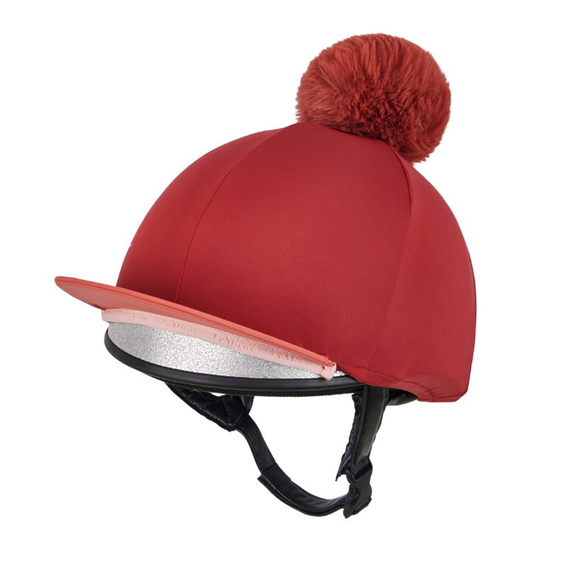 LeMieux Classique Pom Hat Silk - Russet-1