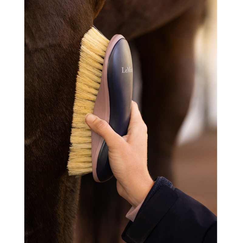 LeMieux Body Brush - Navy-1