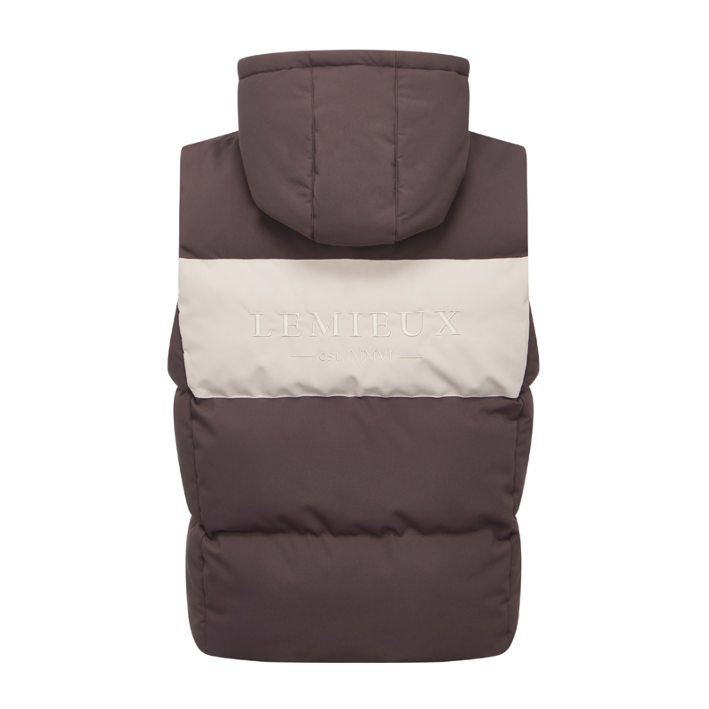 LeMieux Young Rider Joey Hooded Gilet - Cocoa-12