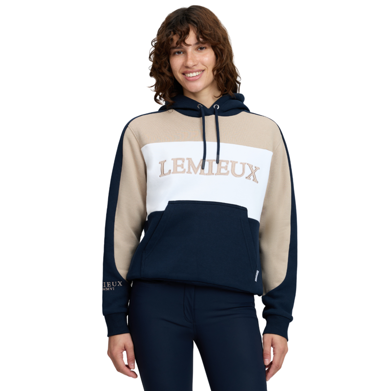 LeMieux Kadie Colour Block Hoodie - Navy-1