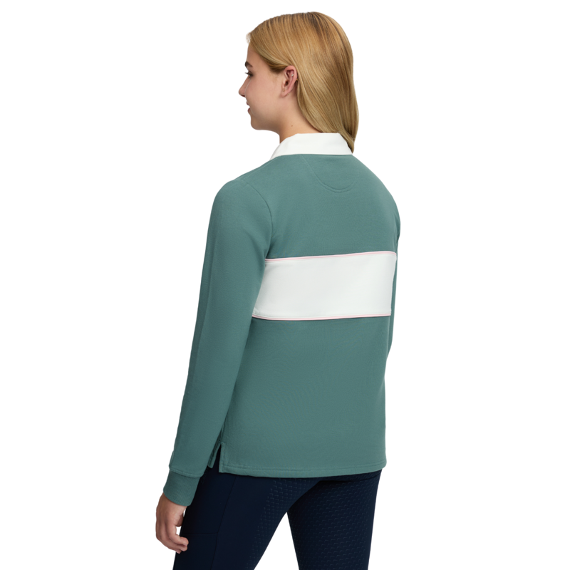 LeMieux Young Rider Riley Rugby Shirt - Aloe-2
