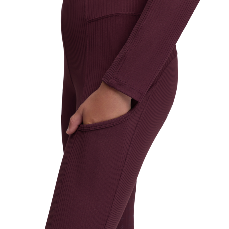 LeMieux Young Rider Orla Ribbed Pull Ons - Bramble-4