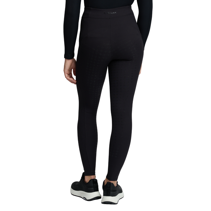 LeMieux Young Rider Orla Ribbed Pull Ons - Black-2