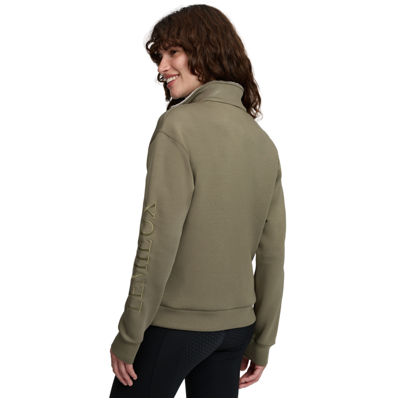LeMieux Scarlet Quarter Zip Sweat - Willow Green-2