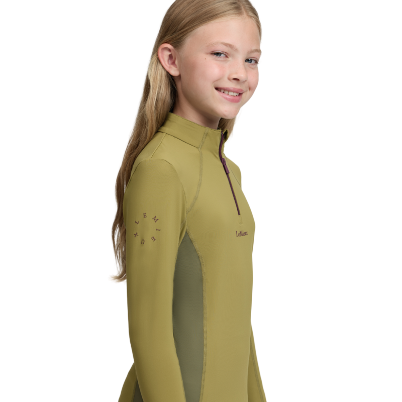 LeMieux Young Rider Classique Base Layer - Gooseberry-3